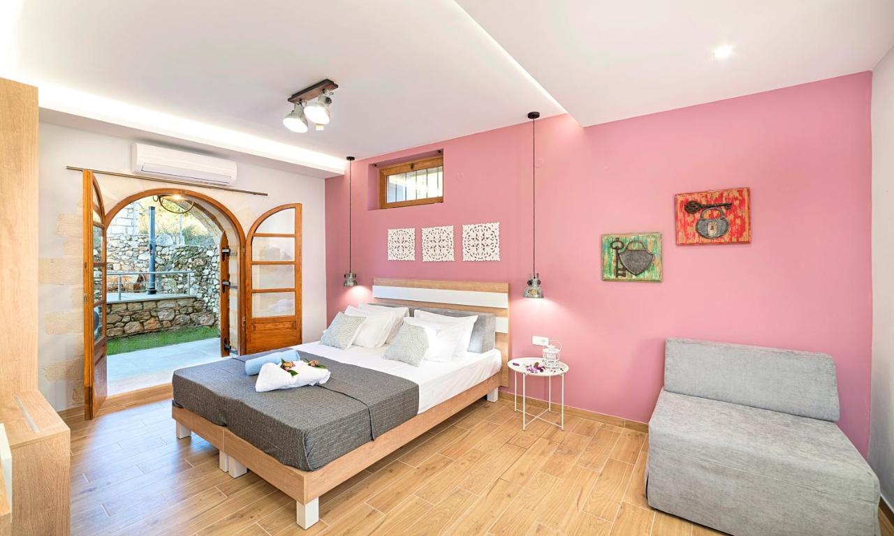 Cretan Lux Villa Heated Pool Gavalochori Luaran gambar