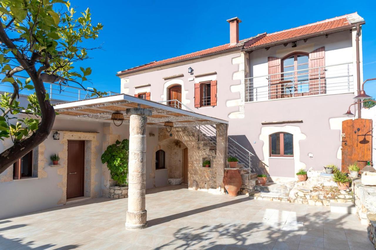 Cretan Lux Villa Heated Pool Gavalochori Luaran gambar