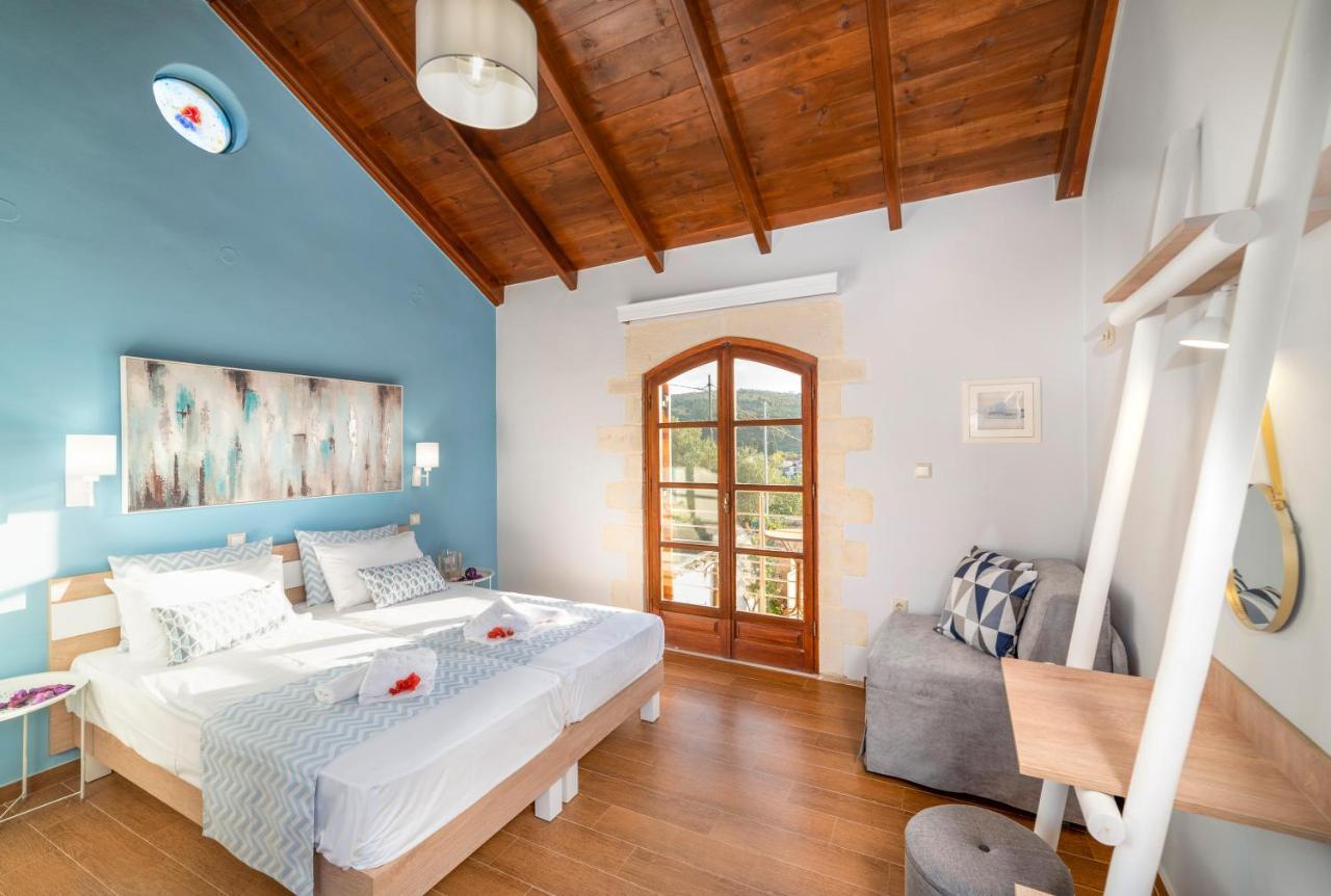 Cretan Lux Villa Heated Pool Gavalochori Luaran gambar