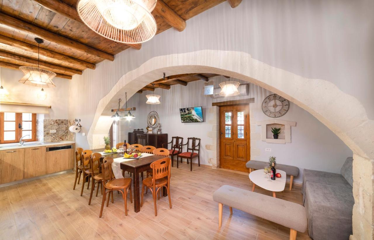 Cretan Lux Villa Heated Pool Gavalochori Luaran gambar