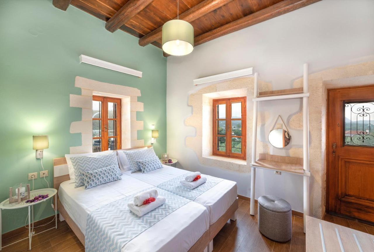 Cretan Lux Villa Heated Pool Gavalochori Luaran gambar