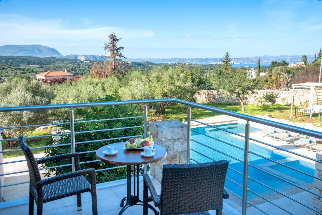 Cretan Lux Villa Heated Pool Gavalochori Luaran gambar