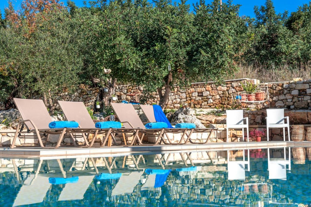 Cretan Lux Villa Heated Pool Gavalochori Luaran gambar