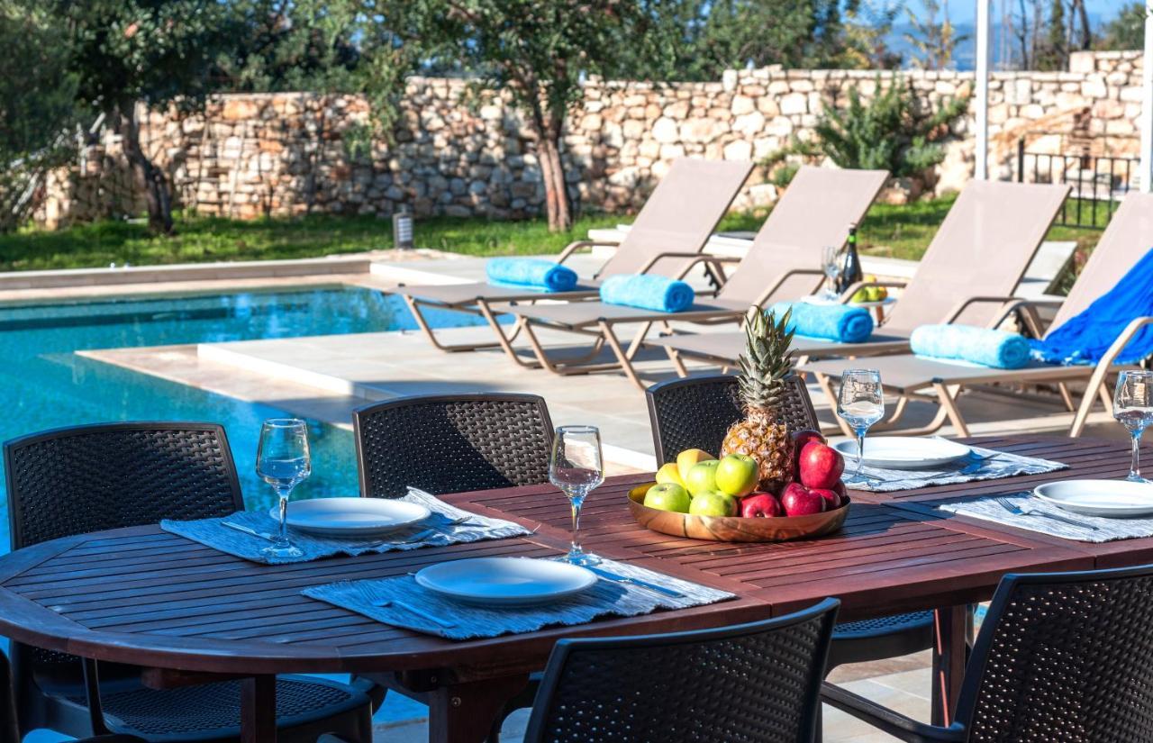 Cretan Lux Villa Heated Pool Gavalochori Luaran gambar