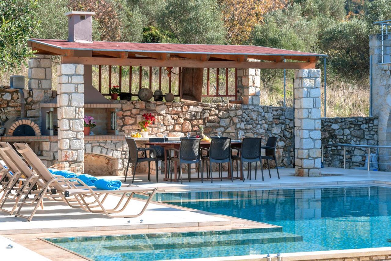 Cretan Lux Villa Heated Pool Gavalochori Luaran gambar