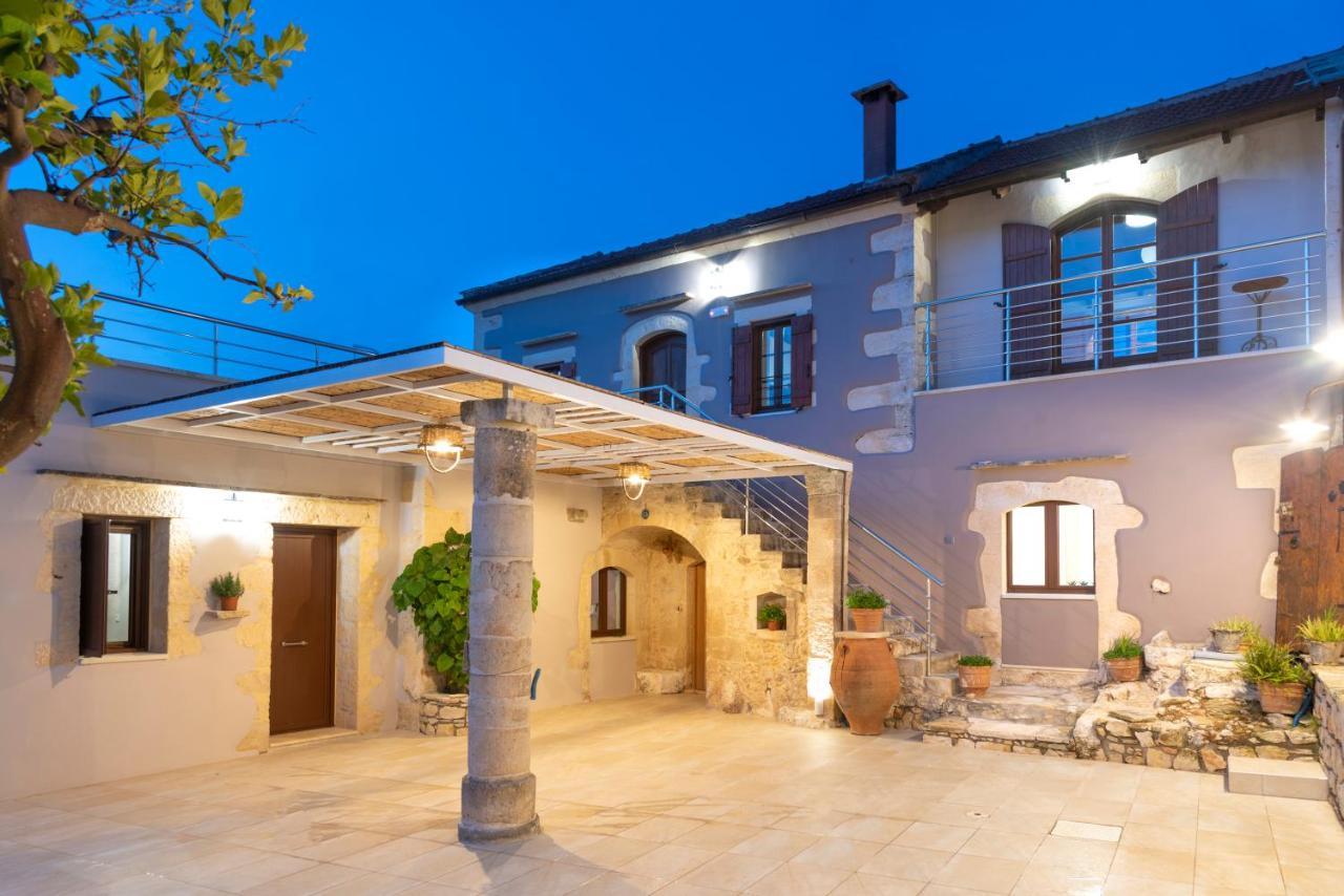 Cretan Lux Villa Heated Pool Gavalochori Luaran gambar