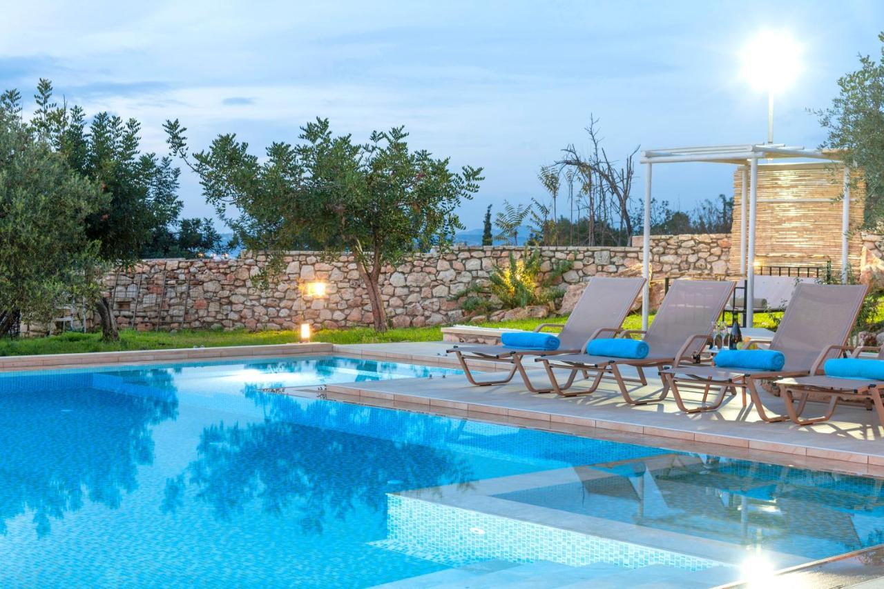 Cretan Lux Villa Heated Pool Gavalochori Luaran gambar