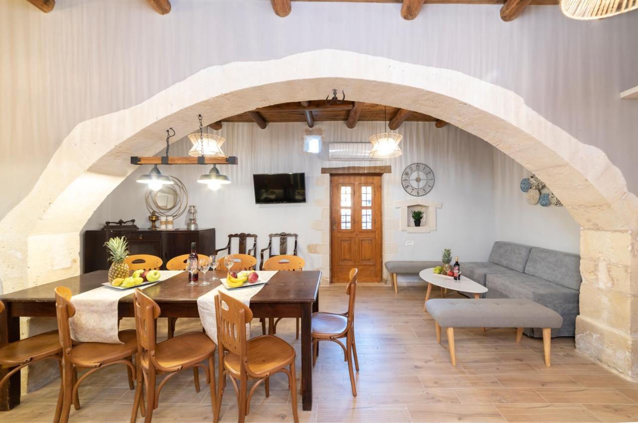 Cretan Lux Villa Heated Pool Gavalochori Luaran gambar